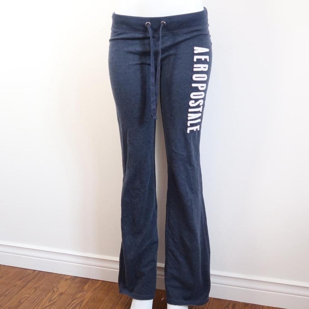 aeropostale low rise flare sweatpants navy y2k joggers size M